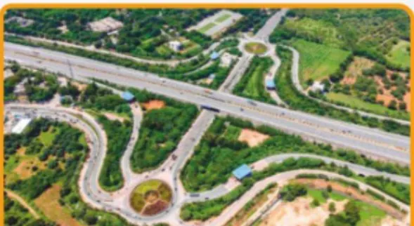 Outer Ring Road interchange near the project